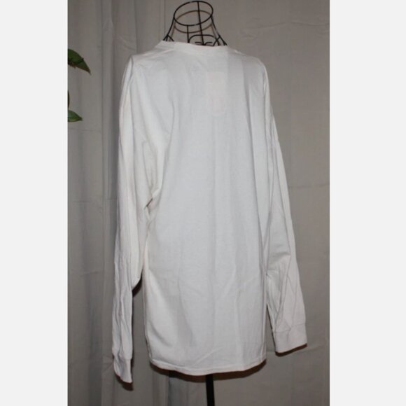 Adirondacks Hunting Novelty Long Sleeve T-Shirt Tee Funny Sleeping Hunter Gift - Picture 4 of 5